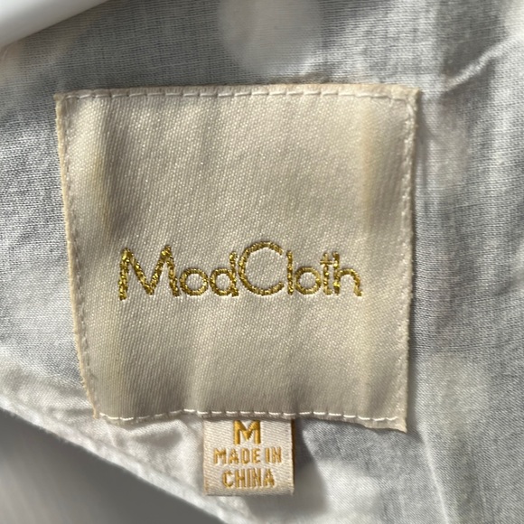 ModCloth black and white polka dot dress medium - Picture 3 of 3